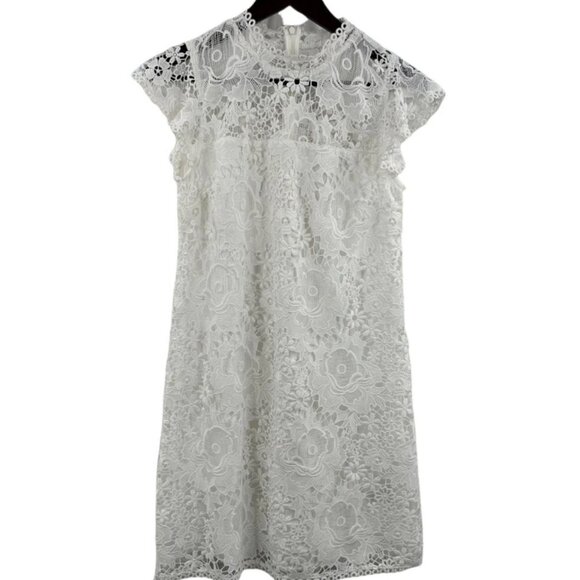 NWT - CUPCAKES and CASHMERE Beautiful Lace Mini Shift Dress - Picture 1 of 4